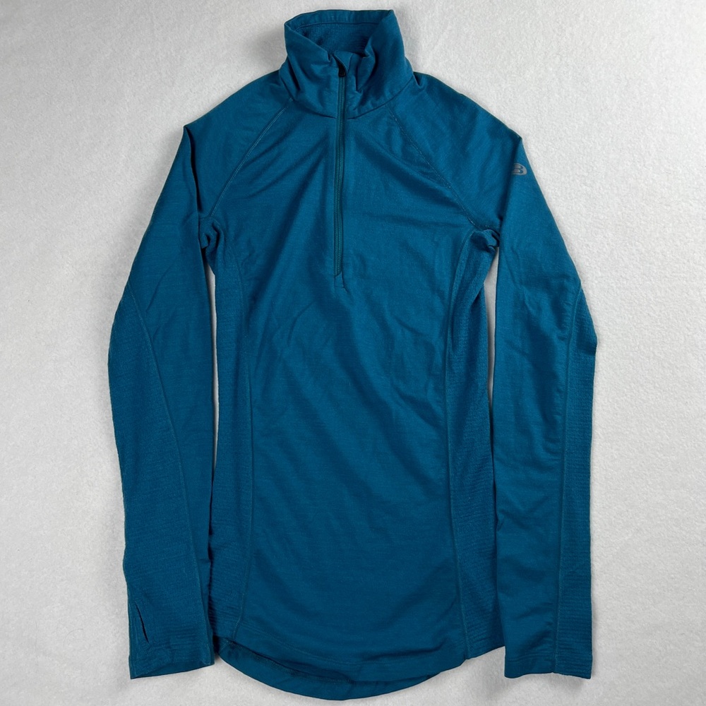 Icebreaker Women's Merino 150 Zone Long‎ Sleeve Half Zip Thermal Top Green? XS